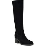Nine West Womens KOOPS Suede Square toe Knee-High Boots
